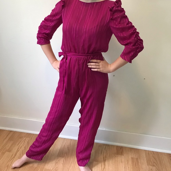 Vintage top notch jumper in easy to love and care for polyester! Killer colour! - Picture 4 of 12